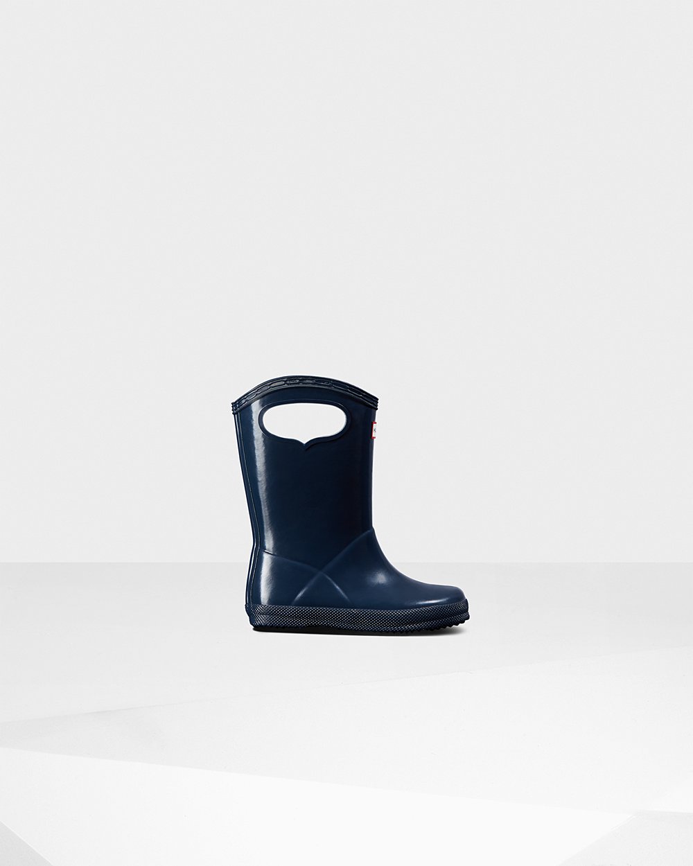 Galochas Hunter Criança Azul Marinho - Original First Classic Grab Handle Gloss - 83RQOJXEB
